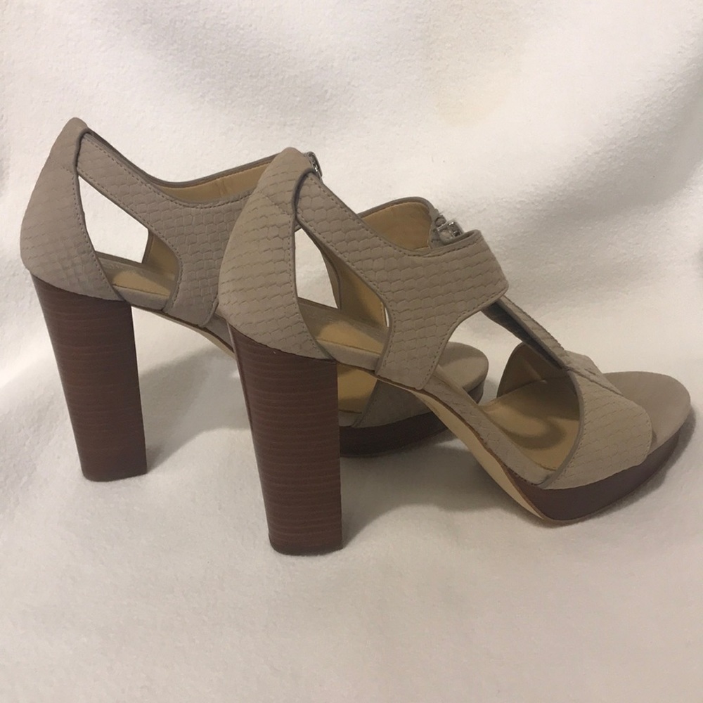 Michael Kors Suede Sandal Heel 6.5